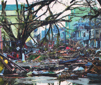 Последствия тайфуна Хайян